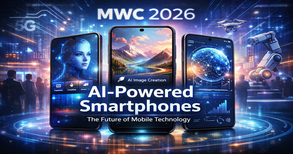 AI-powered smartphone showcasing generative AI features