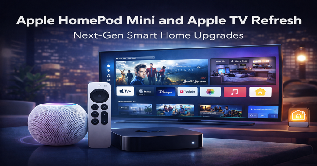 Apple HomePod Mini and Apple TV refresh devices with smart home setup