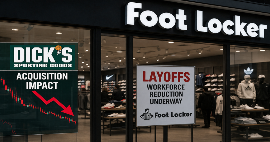 Foot Locker layoffs retail store closure workforce reduction