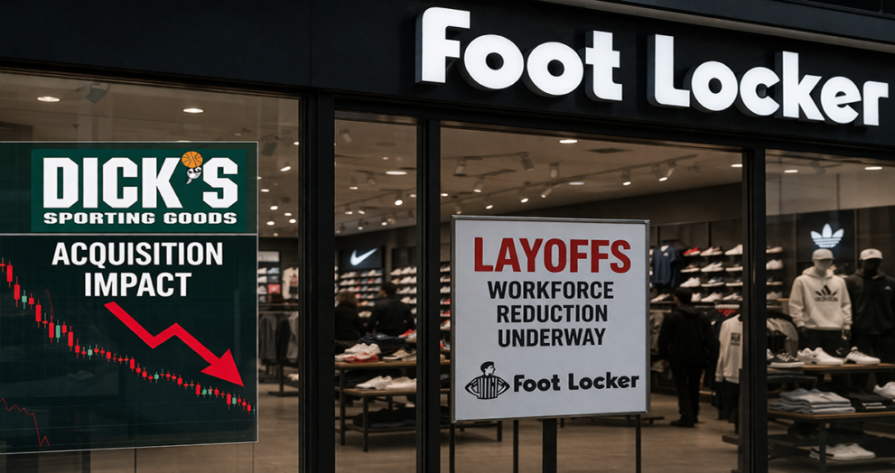 Foot Locker layoffs retail store closure workforce reduction