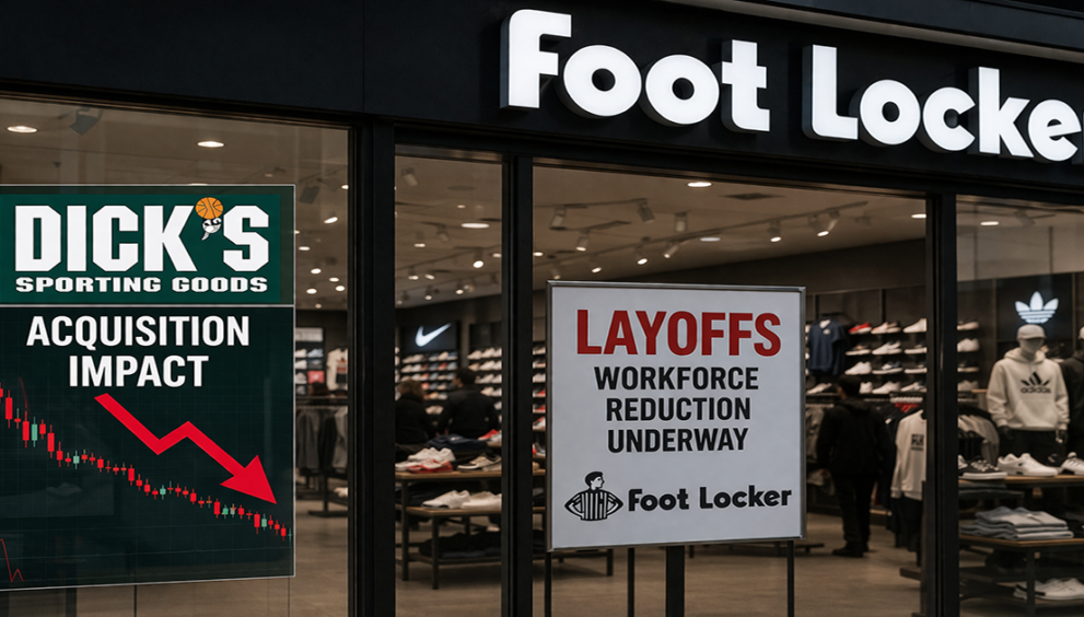 Foot Locker layoffs retail store closure workforce reduction