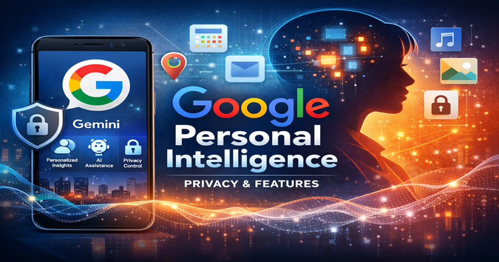Google Personal Intelligence feature interface Gemini AI personalization dashboard