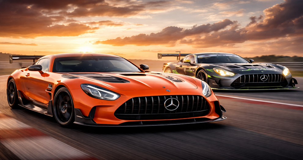 Mercedes-AMG GT Black Series and GT3 race car performance lineup