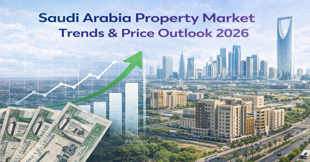 Saudi Arabia property market skyline with modern developments