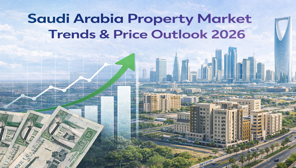 Saudi Arabia property market skyline with modern developments