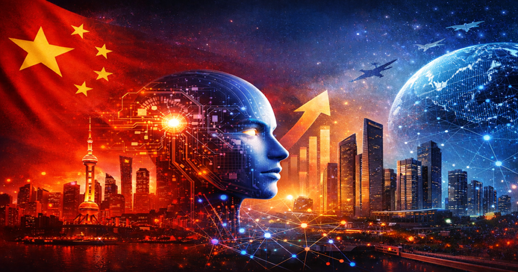 China AI race global competition between China and US in artificial intelligence