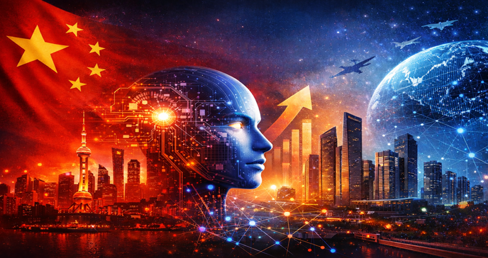 China AI race global competition between China and US in artificial intelligence