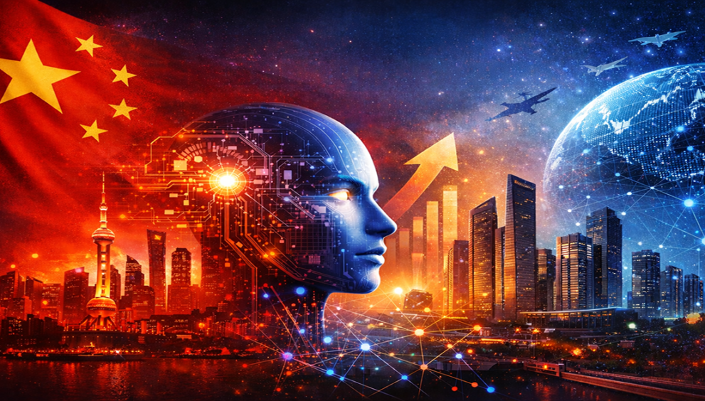 China AI race global competition between China and US in artificial intelligence