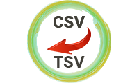 CSV To TSV Converter
