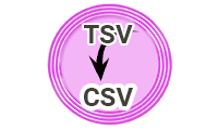 TSV To CSV Converter