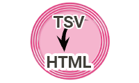 TSV To HTML Converter