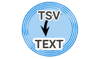 TSV To TEXT Converter