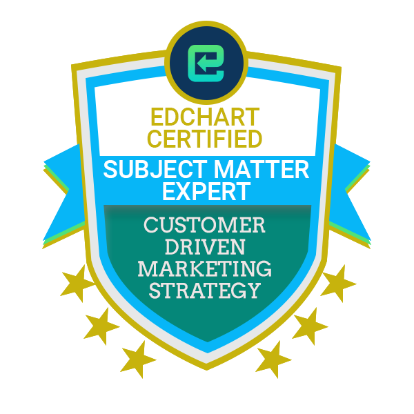 online Certification Customer Driven Marketing Strategy planning free